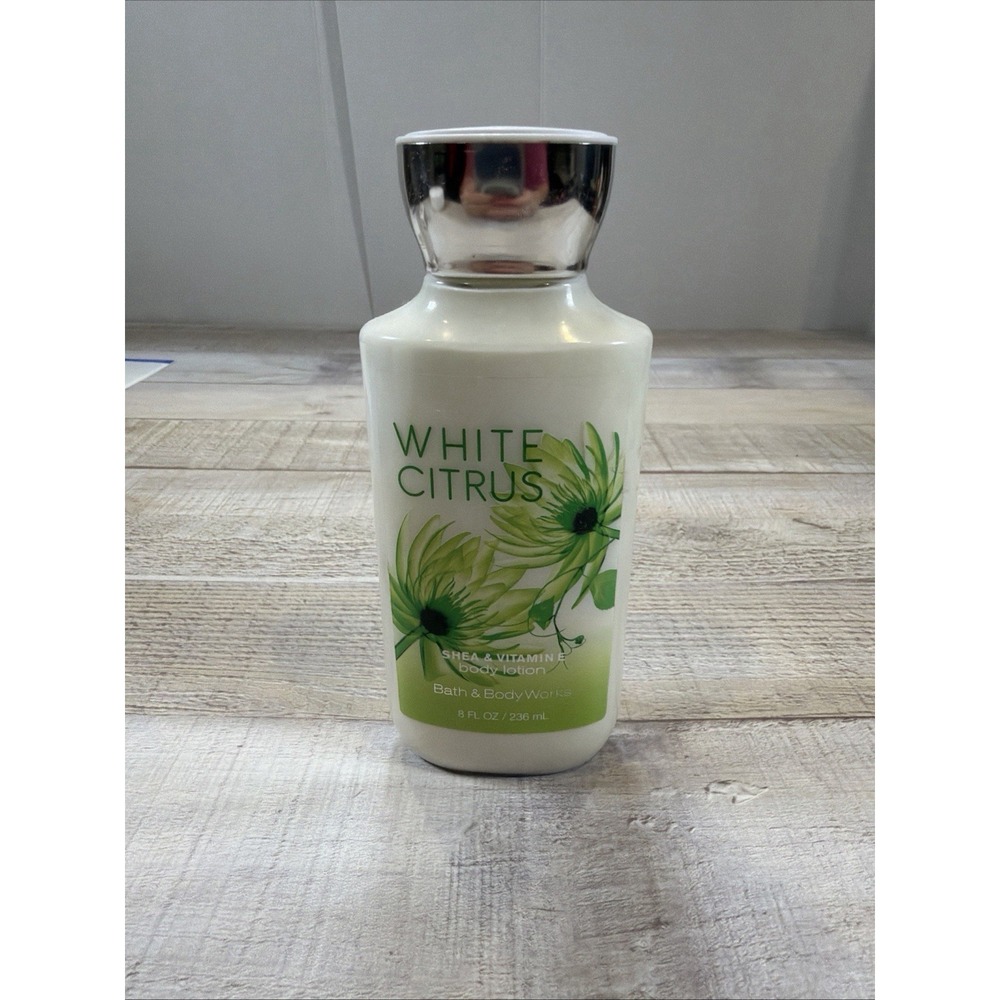 Bath Body Works White Citrus Body Lotion 8 oz Shea Vitamin E Discontinued